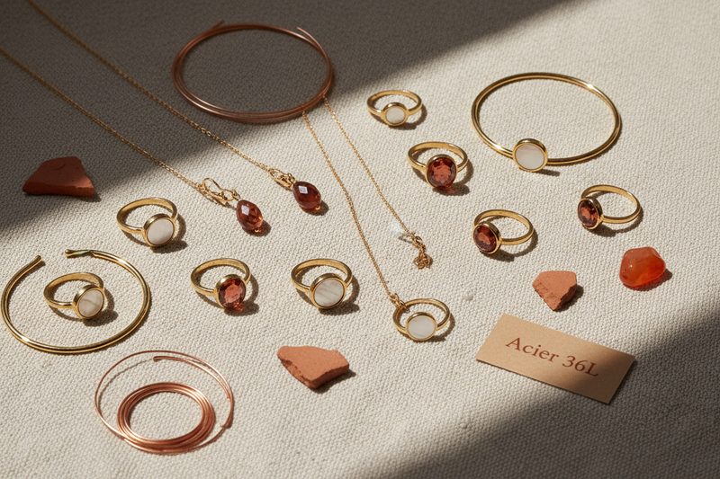 Acier 201, 304, 316 et 316L : quelles différences pour vos bijoux ?