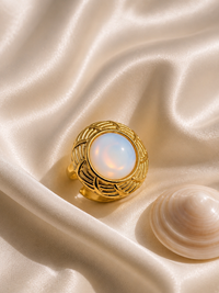 Bague SOLAR — Opale & Or 24k | Univers Solaire
