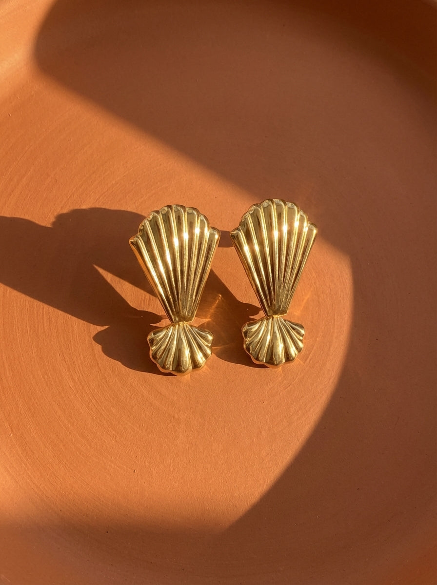 MES COQUILLAGES – Boucles d'oreilles Puces