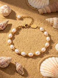 Bracelet Perles d'Eau Douce Amandine | Univers Parisienne Chic