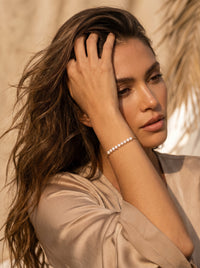 Bracelet Sweet Lily | Perles d'Eau Douce & Chaîne Dorée – Univers Parisienne chic