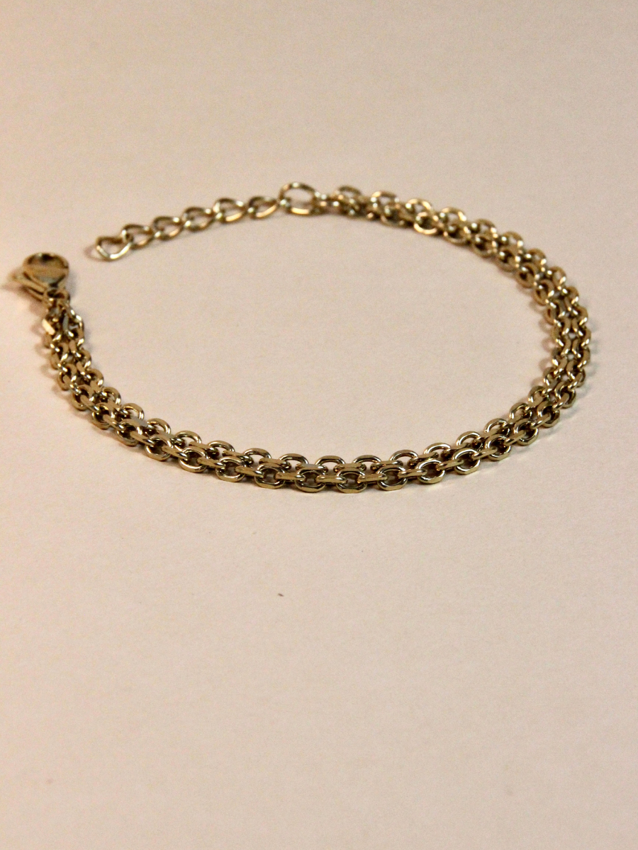 Bracelet Demi - grosse maille style vintage à la française