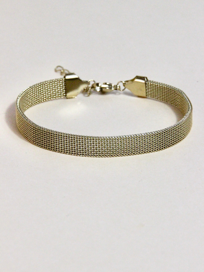 Bracelet Isla - grosse maille or en acier inoxydable