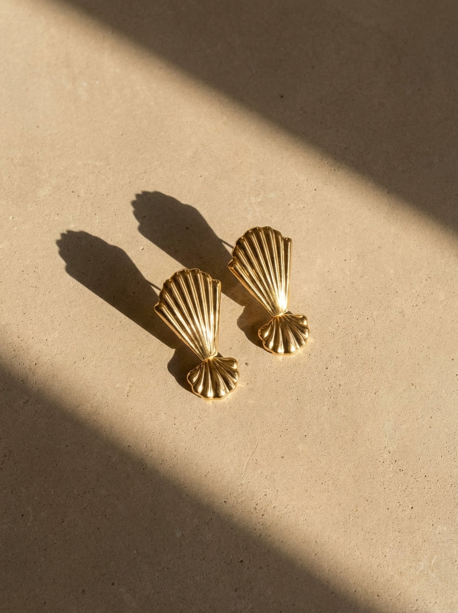 MES COQUILLAGES – Boucles d'oreilles Puces
