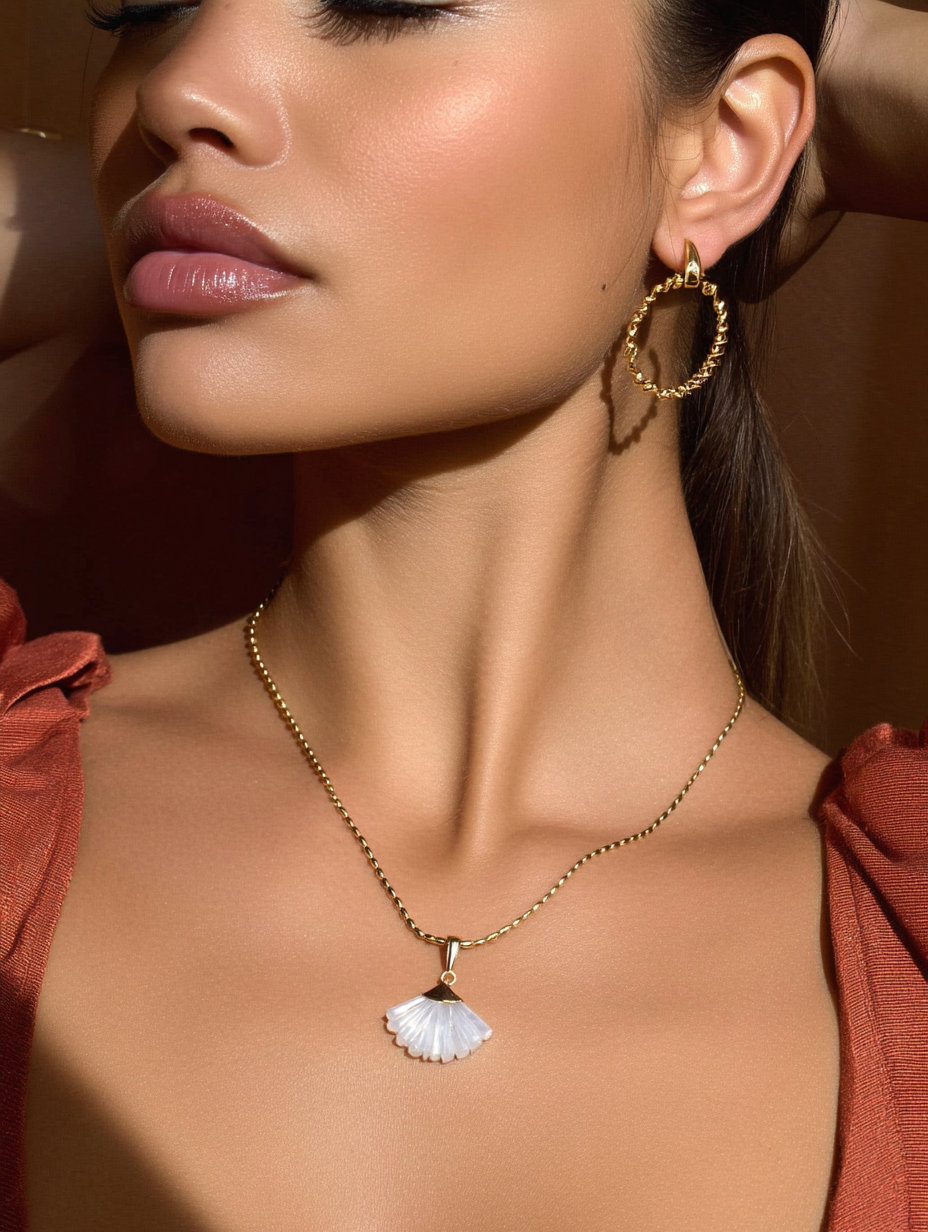 Collier CANDACE – PIERRE SCULPTÉE SEMI-PRÉCIEUSE