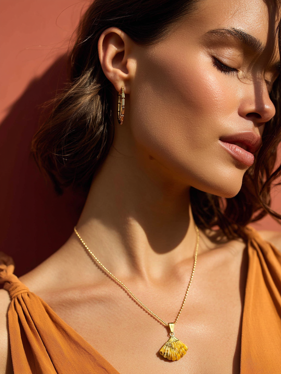 Collier CANDACE – PIERRE SCULPTÉE SEMI-PRÉCIEUSE