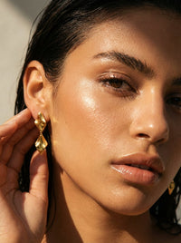 LADY PARIS – Boucles d'oreilles Losange Oversized Déstructurées