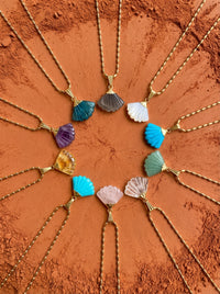 Collier CANDACE – PIERRE SCULPTÉE SEMI-PRÉCIEUSE