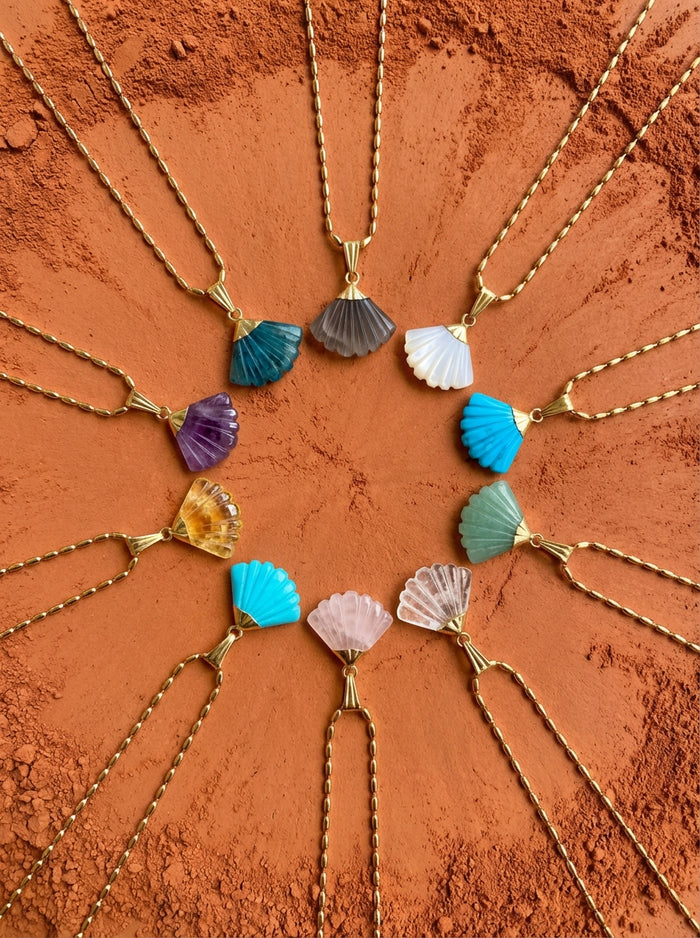 Collier CANDACE – PIERRE SCULPTÉE SEMI-PRÉCIEUSE