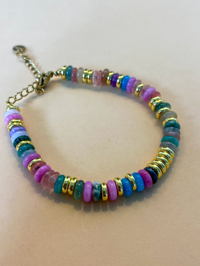Bracelet femme Pierre naturelle style bohème 