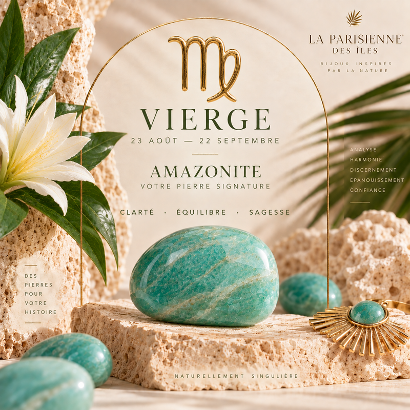 bijoux bohème astro vierge amazonite