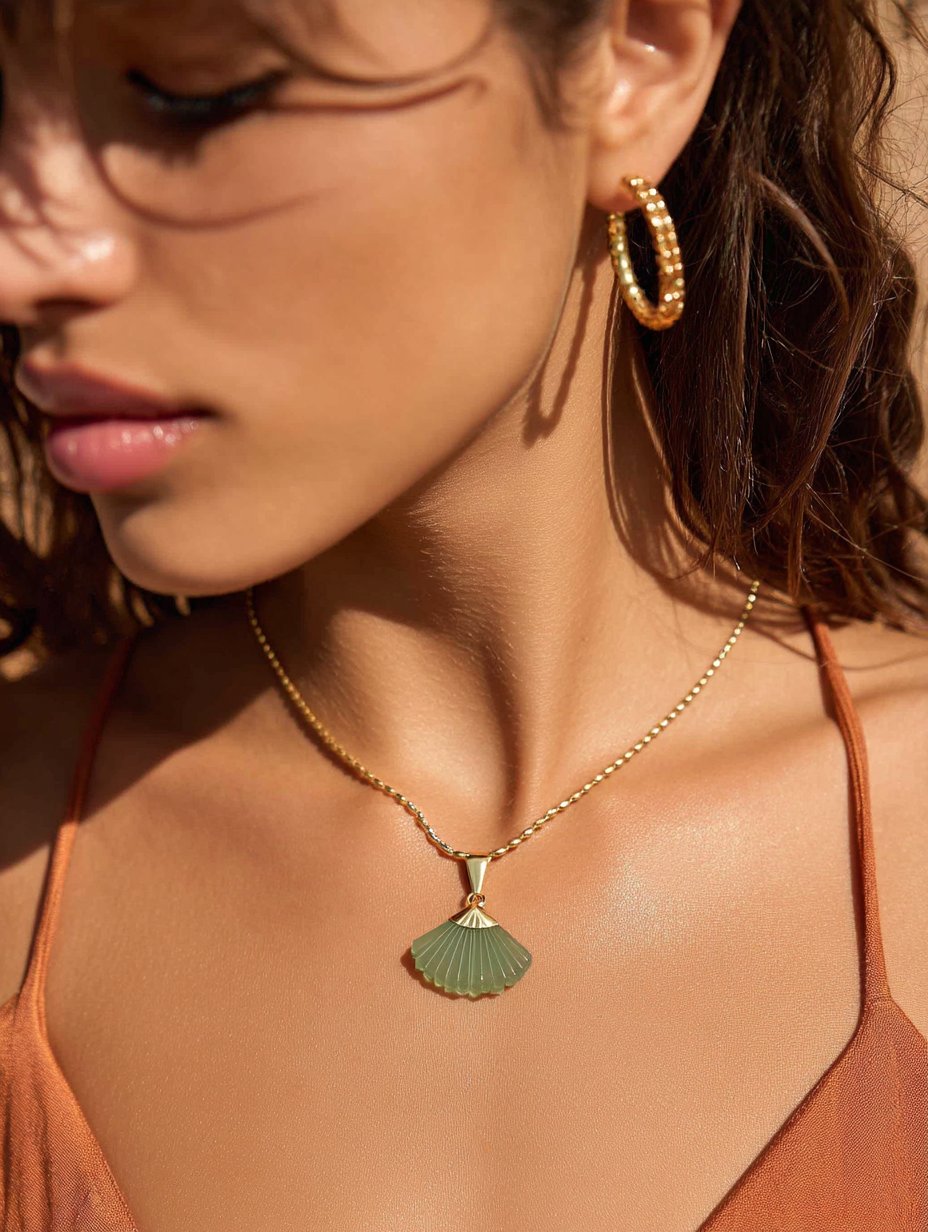 Collier CANDACE – PIERRE SCULPTÉE SEMI-PRÉCIEUSE