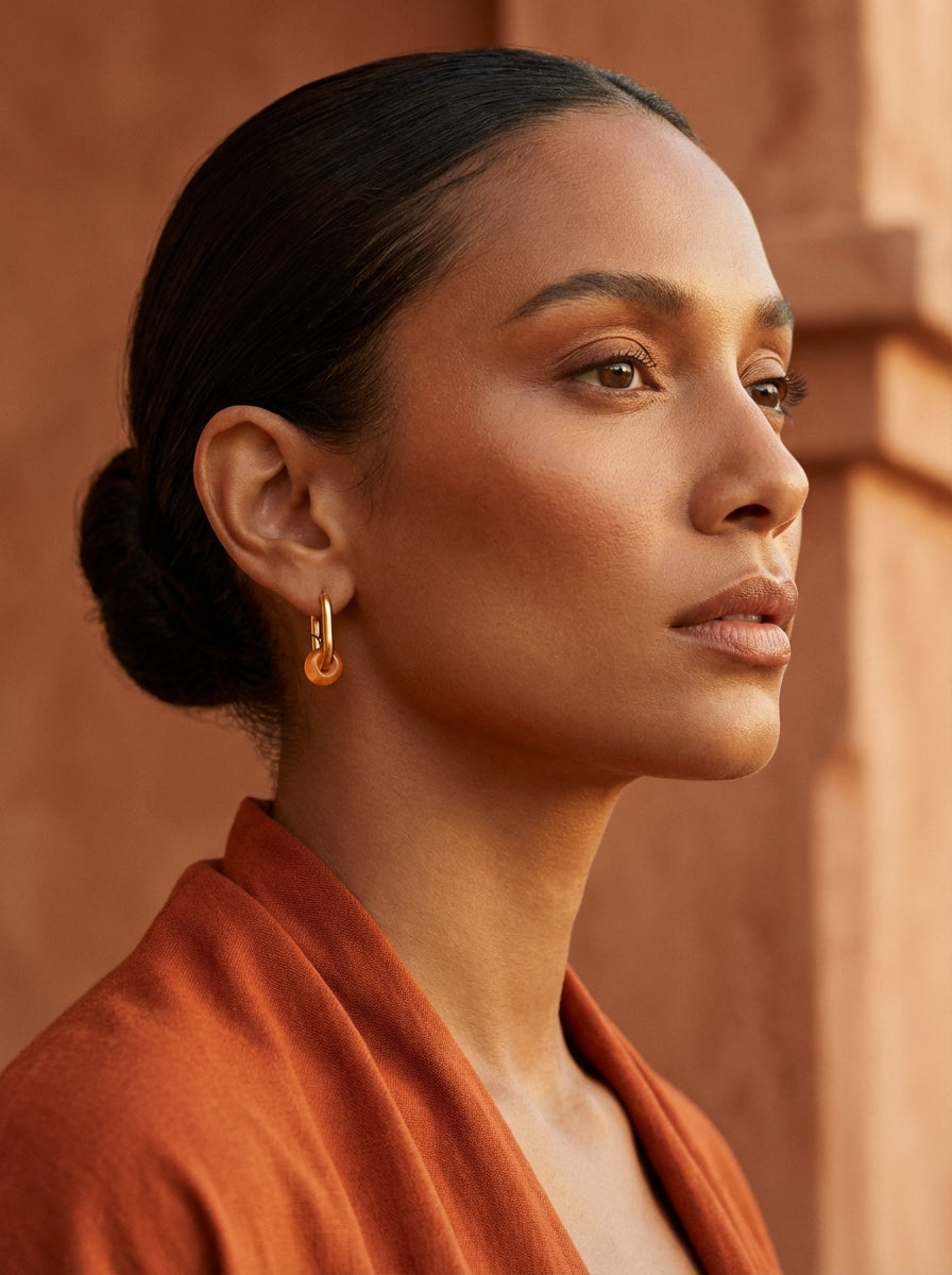 creoles acier inoxydable calcite